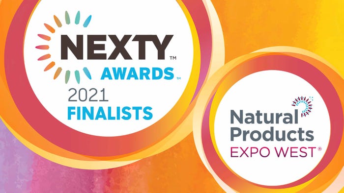 The 2021 Natural Products Expo West Virtual NEXTY Awards finalists The 2021 Natural Products Expo West Virtual NEXTY Awards finalists