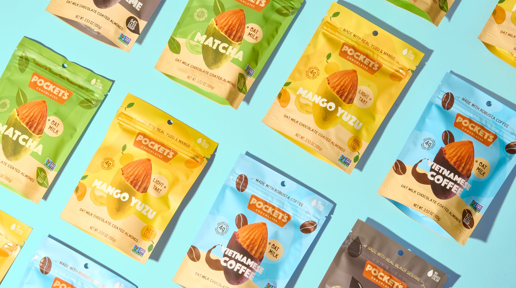 The flavors of Pocket's Chocolates are inspired by its founders' Asian heritage. The flavors of Pocket's Chocolates are inspired by its founders' Asian heritage.