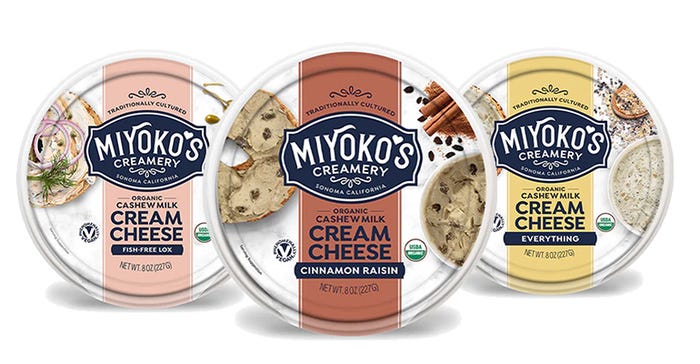 MIyoko's Creamery cream cheese variety