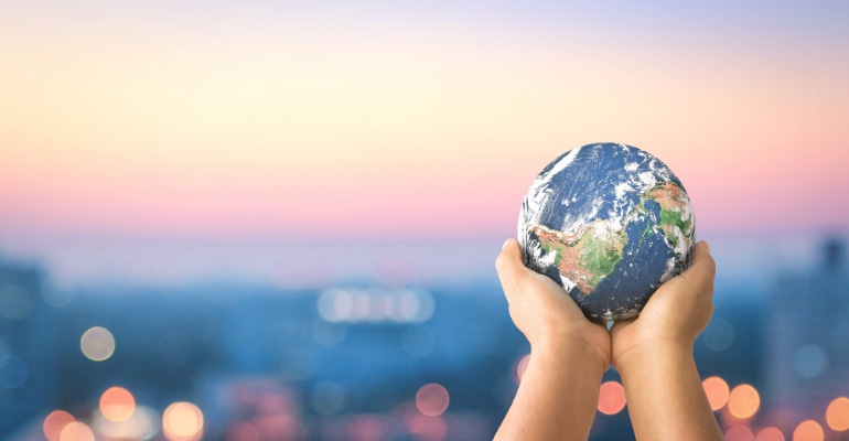 Hands Holding Earth Hands Holding Earth