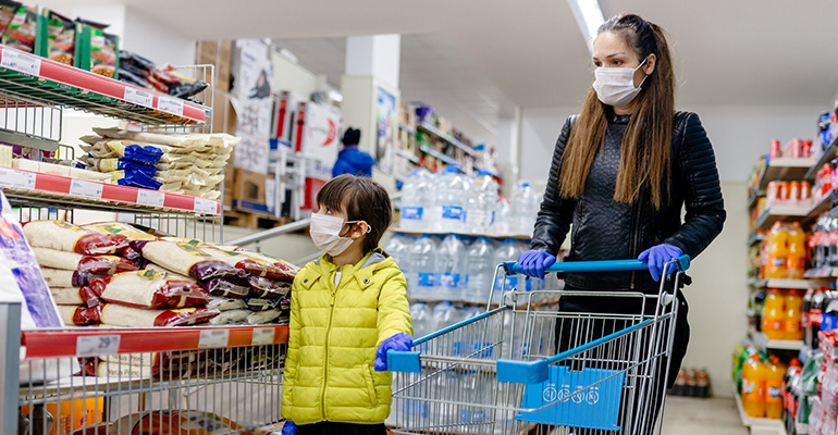 food shopping coronavirus food shopping coronavirus