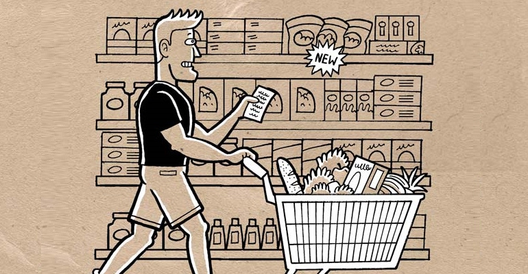 How all those men in the grocery store shop How all those men in the grocery store shop