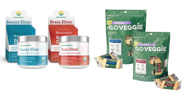 This week: Amazing Grass debuts functional elixir, effervescent lines | Go Veggie launches vegan cheesy bites