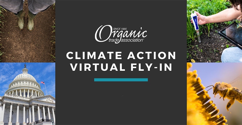 Climate Action Virtual Fly-In organic trade association