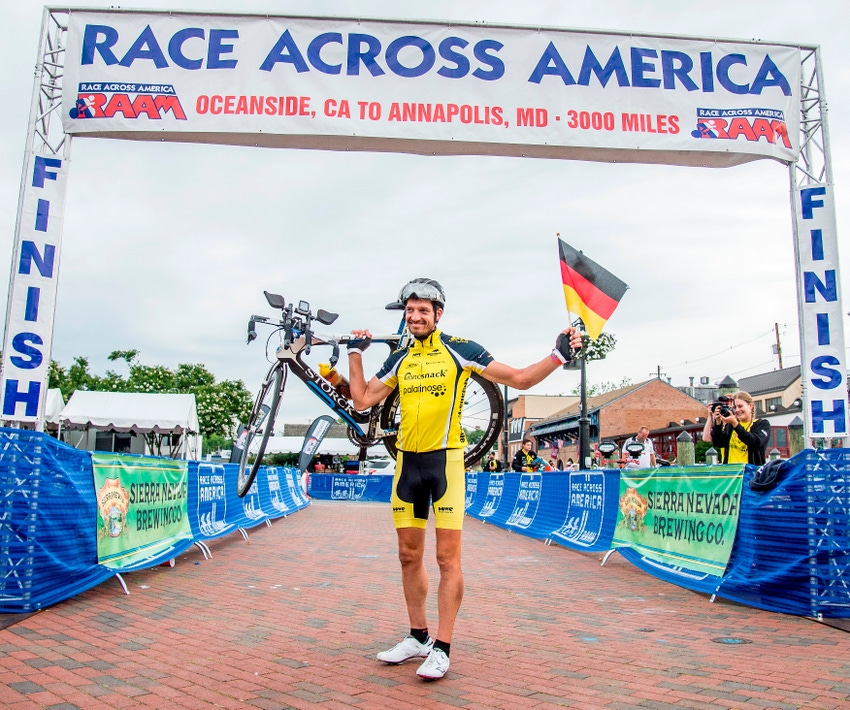 BENEO's Palatinose fuels cyclist's race across US