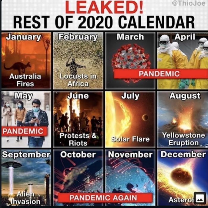disaster calendar