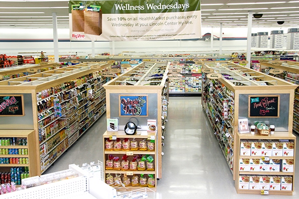 Hy-Vee capitalizes on health food store model within conventional walls