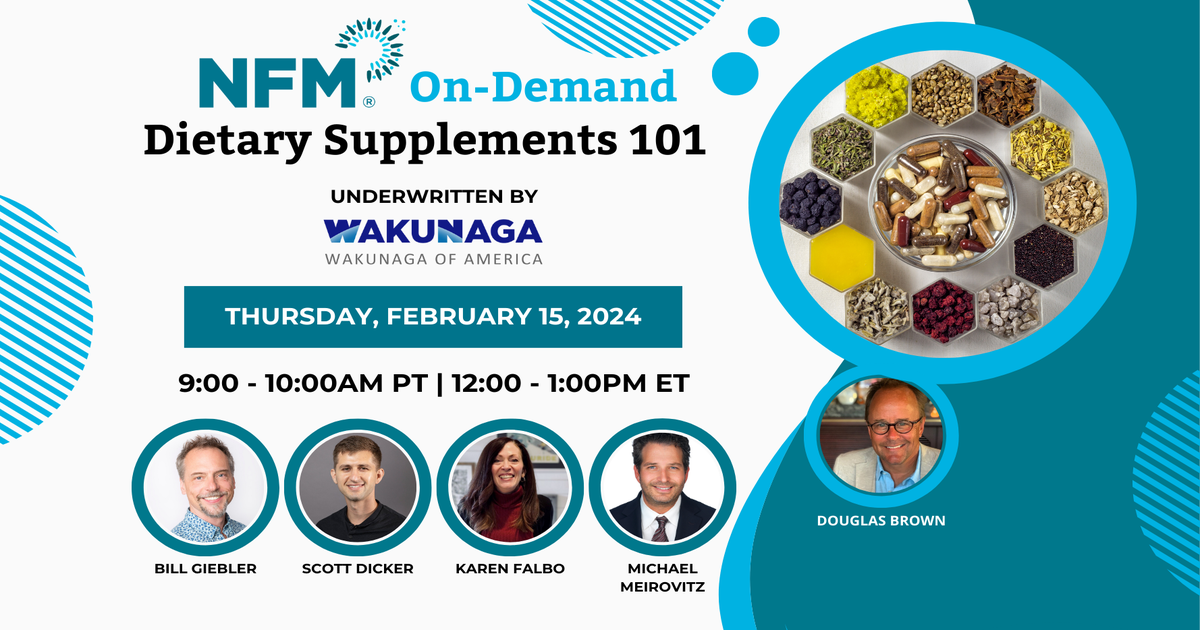 On demand Natural Food Merchandiser’s Dietary Supplements 101