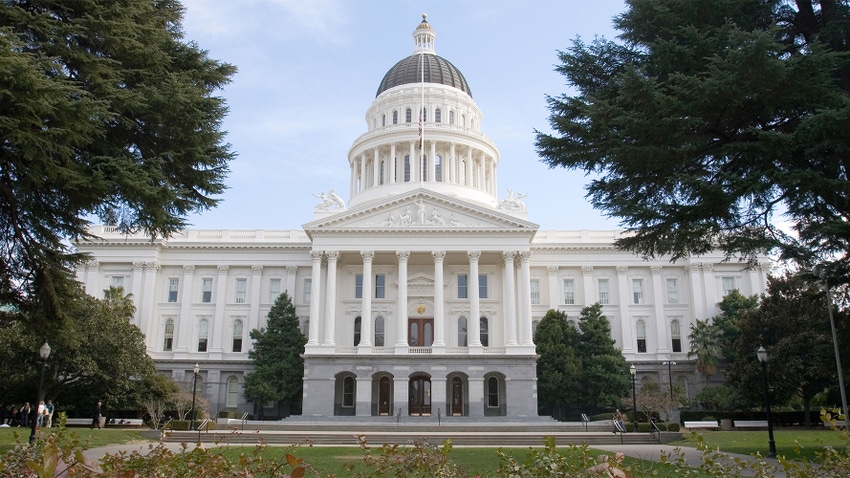 California statehouse in Sacramento