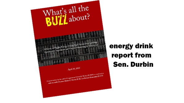 Congressmen release energy drink report
