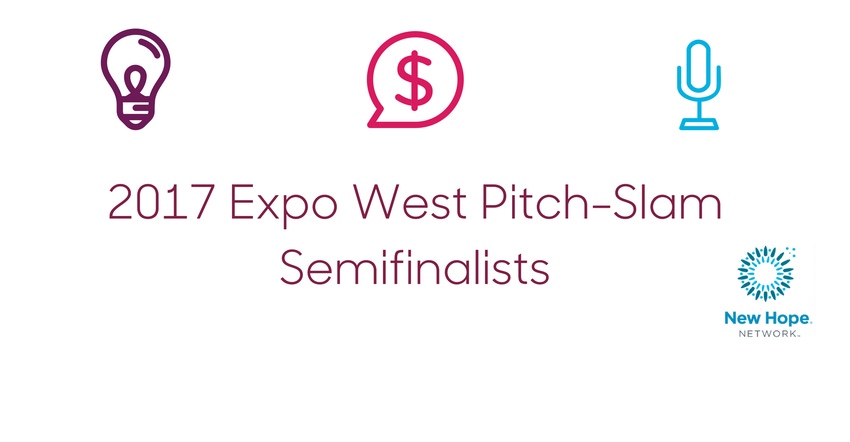 Natural Products Business School announces 2017 Pitch-Slam Semifinalists