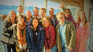 Group of NEXTY Awards judges crowd together outside the New Hope Network office and smile, despite the cold weather. Group of NEXTY Awards judges crowd together outside the New Hope Network office and smile, despite the cold weather.