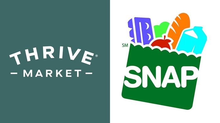 Thrive Market is the first online-only grocer to accept SNAP EBT payments. 