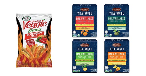 Hain Celestial innovative products screaming hot snacks wellness tea