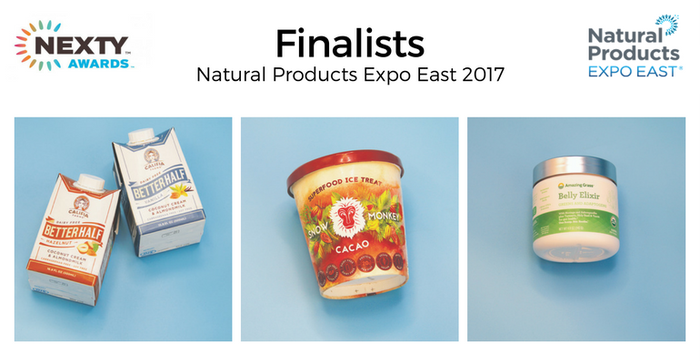 Announcing the NEXTY Award finalists for Natural Products Expo East 2017 Announcing the NEXTY Award finalists for Natural Products Expo East 2017