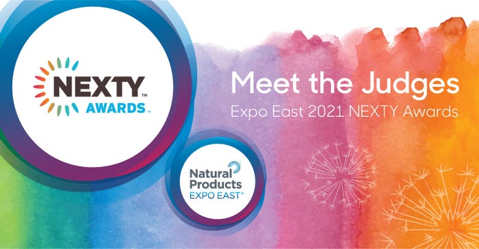 Meet the Natural Products Expo East 2021 NEXTY Awards judges Meet the Natural Products Expo East 2021 NEXTY Awards judges