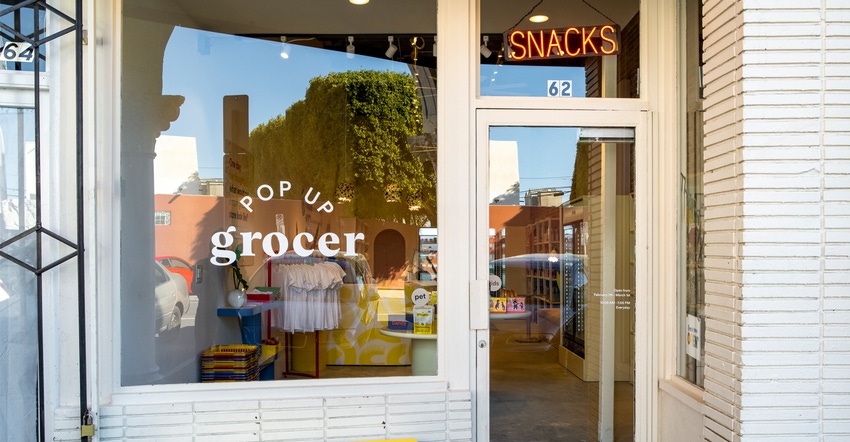 Pop Up Grocer storefront Pop Up Grocer storefront