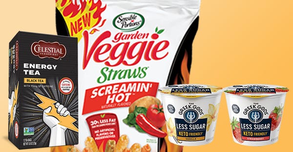 CEO Schiller shares the story of Hain's success innovation screamin hot veggie straws energy tea