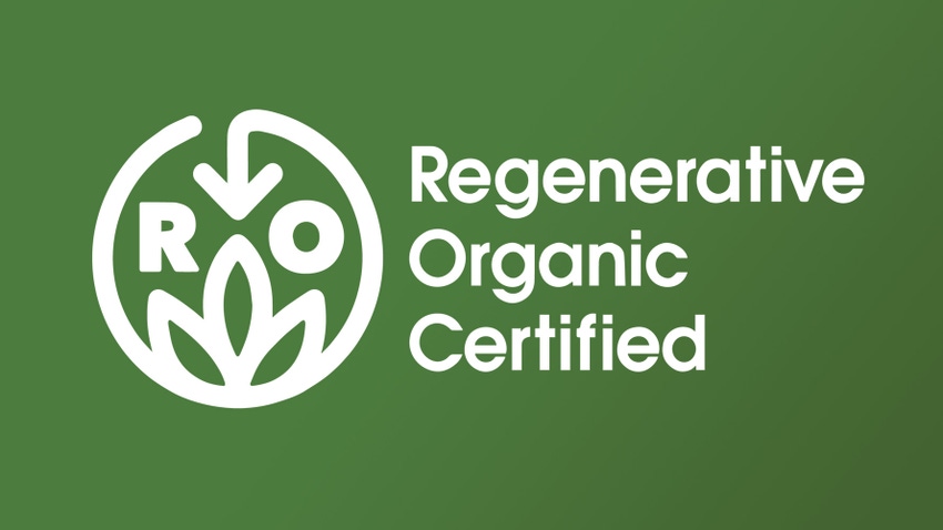 Regenerative Organic Certified logo on a green background