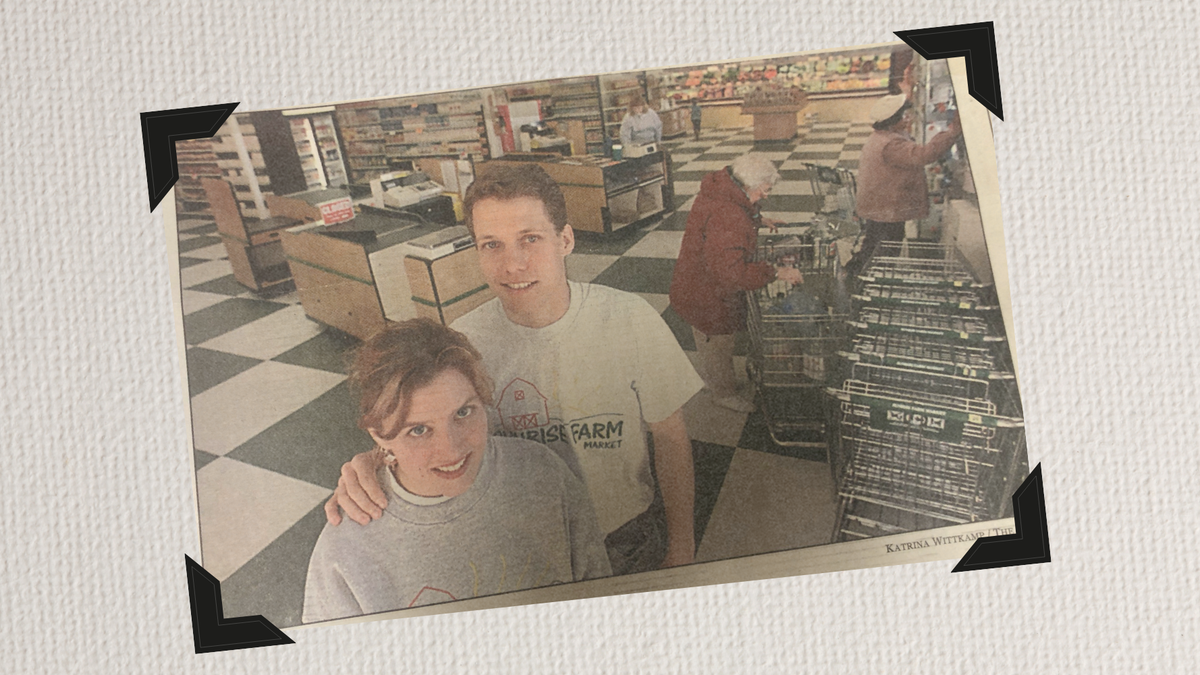Dan Chapman and his wife, Valerie Chapman, stand in the newly remodeled Lansing location in 1995. The now-closed Lansing Times newspaper featured the store on Dec. 1, 1995.  Dan Chapman and his wife, Valerie Chapman, stand in the newly remodeled Lansing location in 1995. The now-closed Lansing Times newspaper featured the store on Dec. 1, 1995.