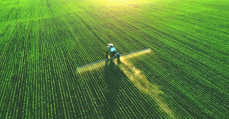 pesticides field