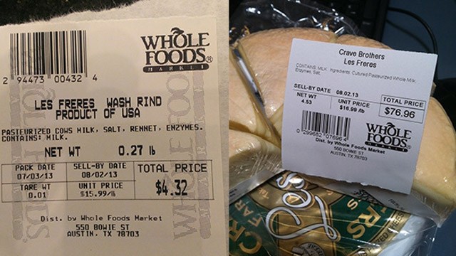 Cheese recall melts distaste for Whole Foods