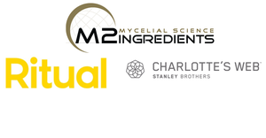 Ritual, Charlotte's Web and M2 Ingredients logos
