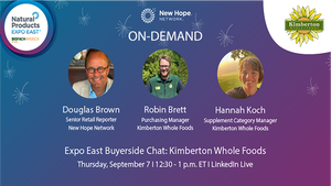Natural Products Expo East Buyerside Chat with Kimberton Whole Foods