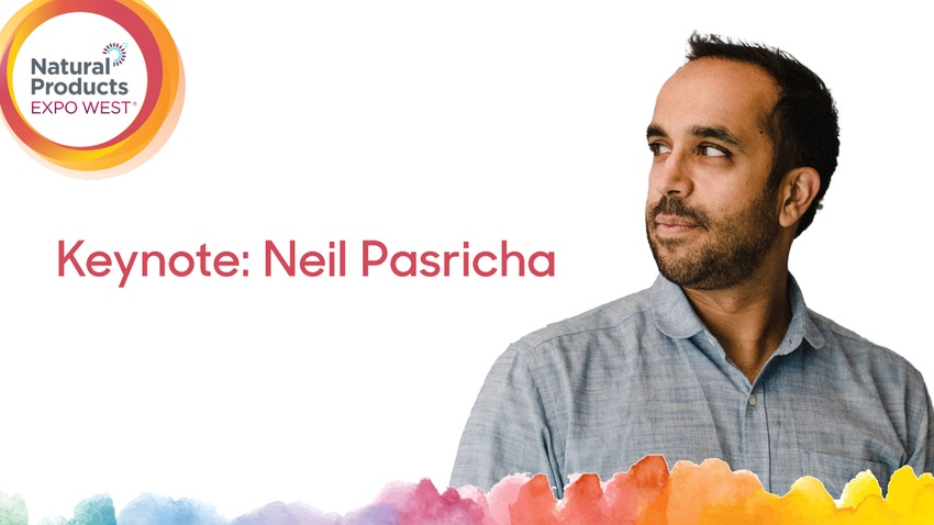 Neil Pasricha, New York Times bestselling author, keynote speaker at Expo West 2023