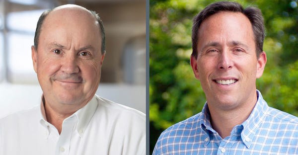 Sprouts Farmers Market CEO Jack Sinclair and UNFI CEO Steven Spinner 