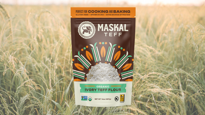 Due to customer demand, Maskal Teff recently introduced Organic Ivory Teff Flour. 
