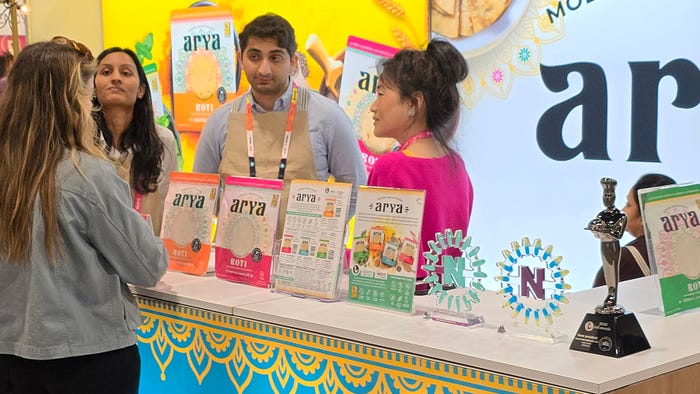 Arya Roti displayed its NEXTY Award trophies at its Newtopia Now booth. Credit: Victoria A.F. Camron Arya Roti displayed its NEXTY Award trophies at its Newtopia Now booth. Credit: Victoria A.F. Camron