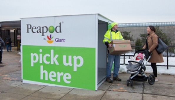 Peapod by Giant brings grocery pick-up to Washington D.C. metro stations