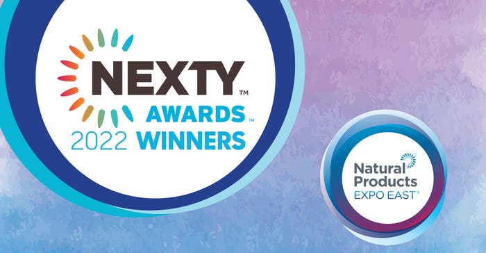 The Natural Products Expo East 2022 NEXTY Award winners The Natural Products Expo East 2022 NEXTY Award winners