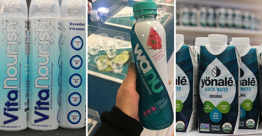 4 ways with water spotted at Natural Products Expo West 2018