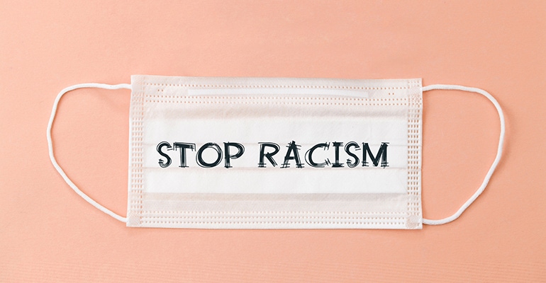 stop racism face mask