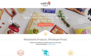Thrive Market online health & wellness store launched