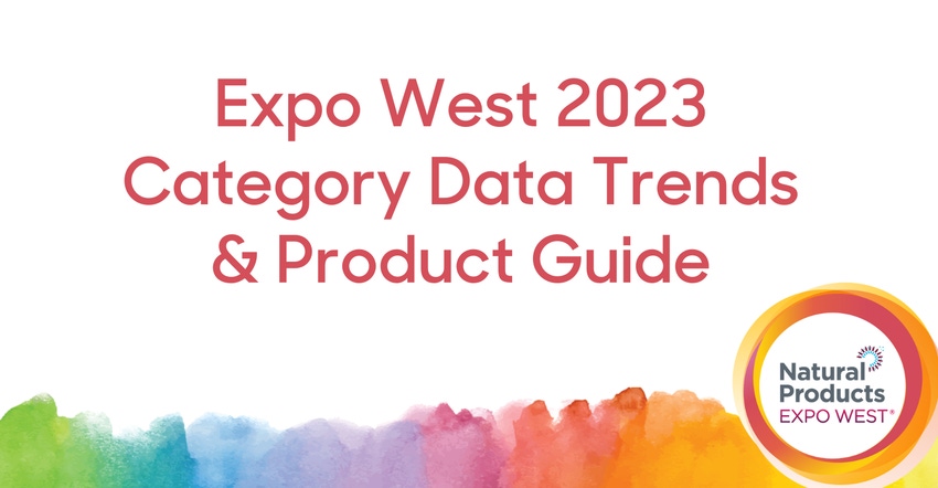 Natural Products Expo West 2023 data trends product guide