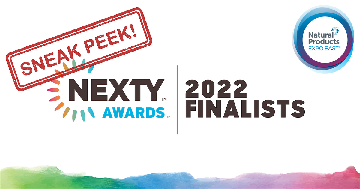 Natural Products Expo East 2022 NEXTY Awards finalists