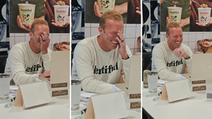 Ben Bacon, founder of Lentiful, reacts to winning the Naturally Network National Pitch Slam. Ben Bacon, founder of Lentiful, reacts to winning the Naturally Network National Pitch Slam.