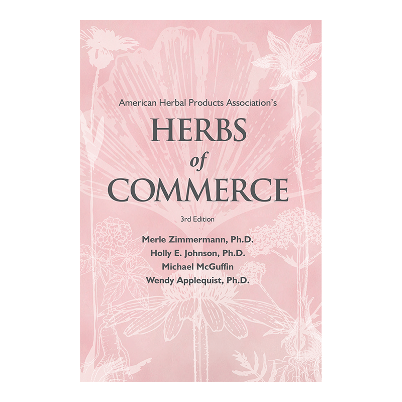 The American Herbal Product Association's Herbs of Commerce, a reference book. Michael McGuffin was one of the authors. The American Herbal Product Association's Herbs of Commerce, a reference book. Michael McGuffin was one of the authors.