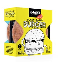 Tofurky plant-based burger