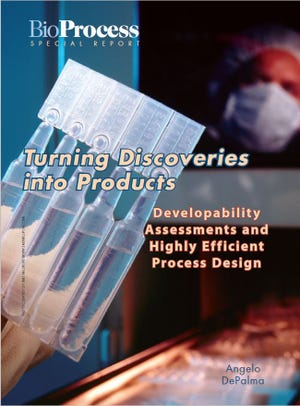 <b>Special Report:</b> Turning Discoveries into Products &mdash; Developability Assessments and Highly Efficient Process Design