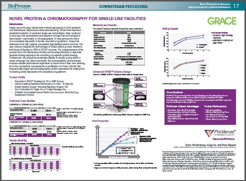 Novel Protein A Chromatography for Single-Use Facilities