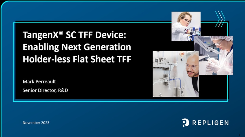 Innovation in Tangential Flow Filtration: Holder-Less Self-Contained Flat Sheet Cassette Device