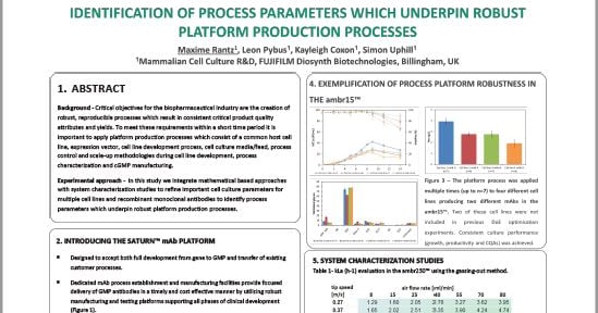 Robust Platform Production Processes: Identifying Key Process Paramaters