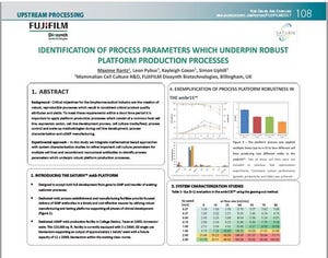 Identification of Process Parameters Which Underpin Robust Platform Production Processes