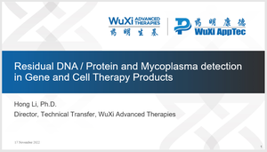 Residual DNA/Protein and Mycoplasma Detection in Cell and Gene Therapy Products
