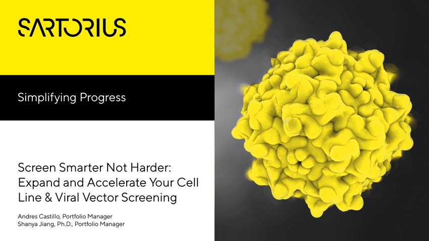 Screen Smarter Not Harder: Expand and Accelerate Your Cell Line & Viral Vector Screening
