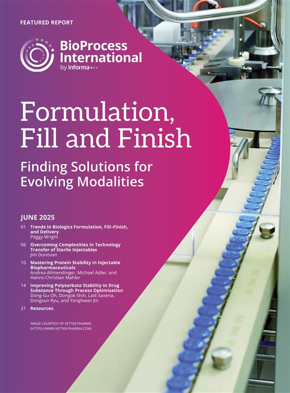 Formulation, Fill and Finish: Finding Solutions for Evolving Modalities